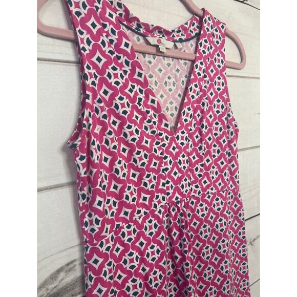 Boden Dress Size 6P (Small Flaw Noted) Pink Print Sleeveless Casual - Picture 6 of 6